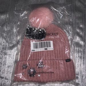 Victoria Secret Snowflake Sparkle Beanie.